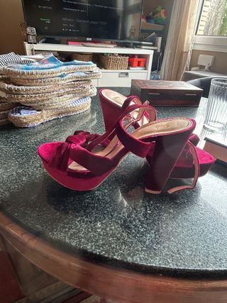 Sandalis fiesta terciopelo