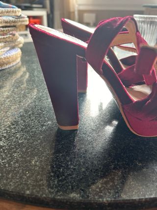 Sandalis fiesta terciopelo