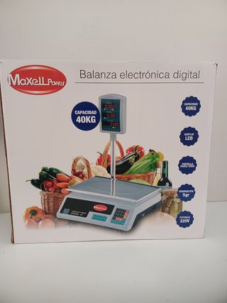 Balanza digital comercio