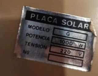 Estufa eléctrica radiador vintage SOLTEKA