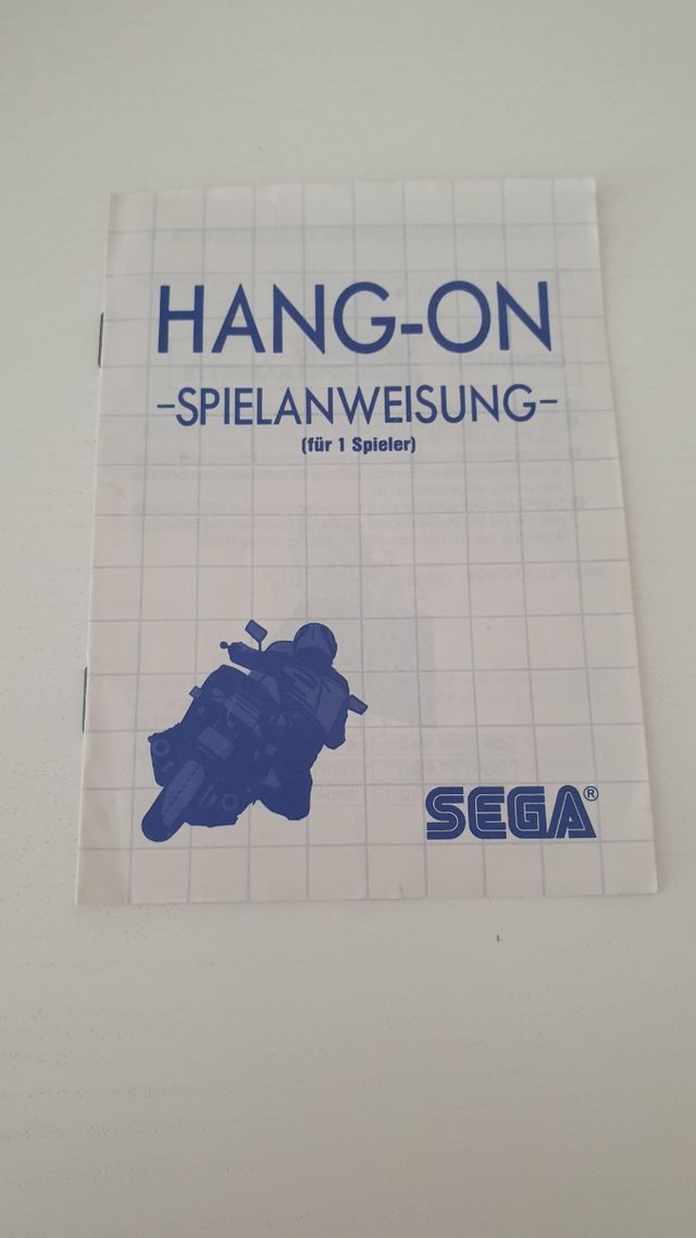 Hang on ORIGINAL SEGA CARD master system