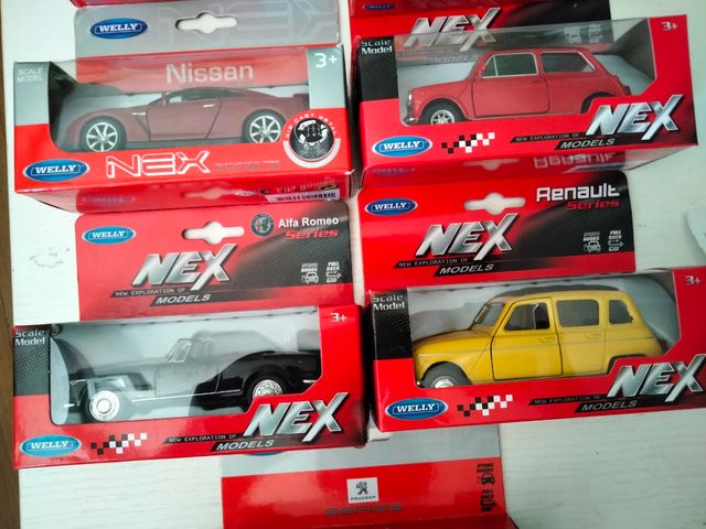 Lote 9 coches Welly 1/36