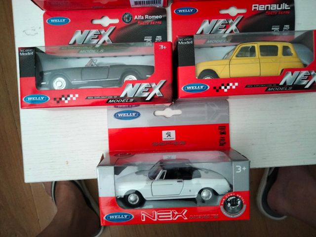 Lote 9 coches Welly 1/36