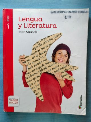 Libro de Lengua y Literatura 1°ESO.Santillana.