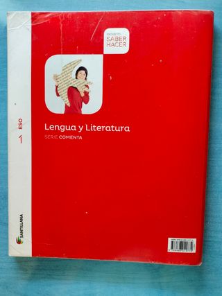 Libro de Lengua y Literatura 1°ESO.Santillana.