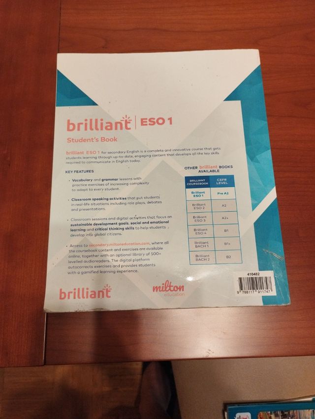 Libro 1 ESO brilliant