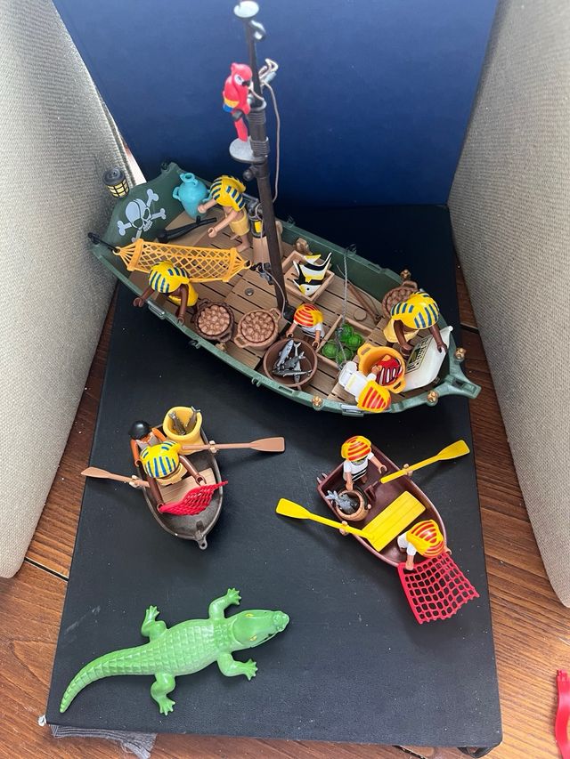 Pescadores egipcios playmobil.