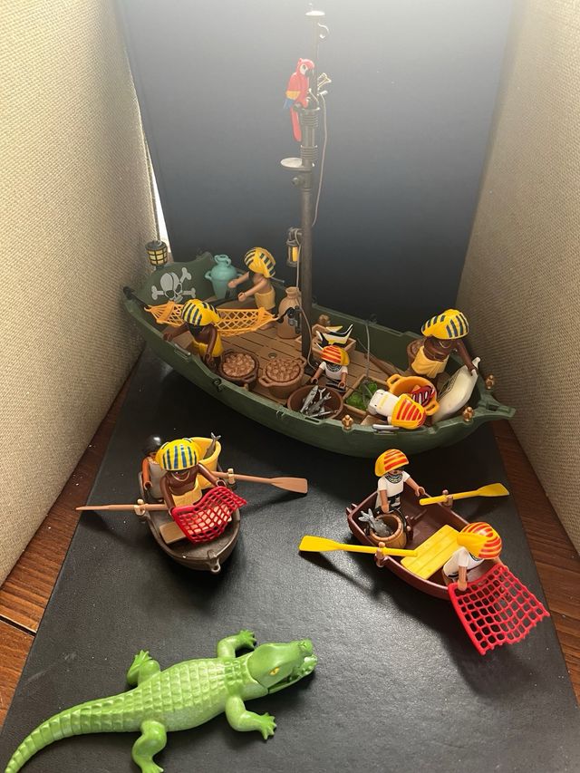 Pescadores egipcios playmobil.