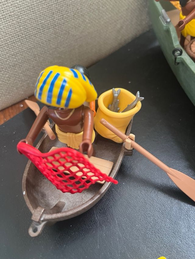 Pescadores egipcios playmobil.