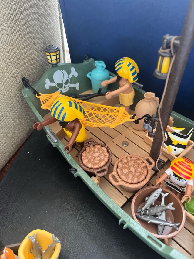 Pescadores egipcios playmobil.