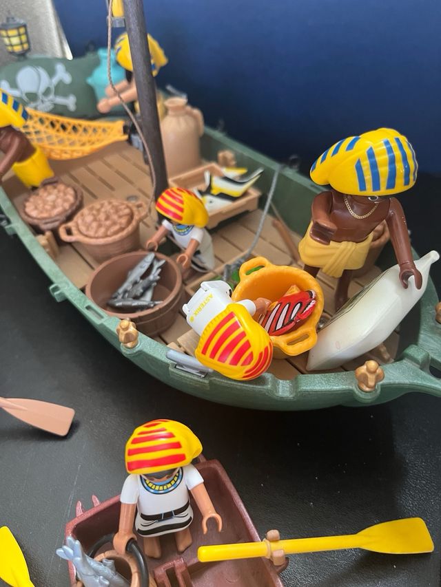 Pescadores egipcios playmobil.