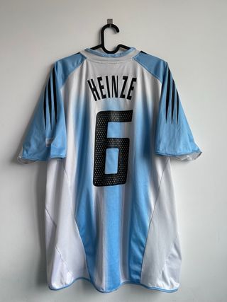 Camiseta Adidas Vintage Argentina Heinze 2004