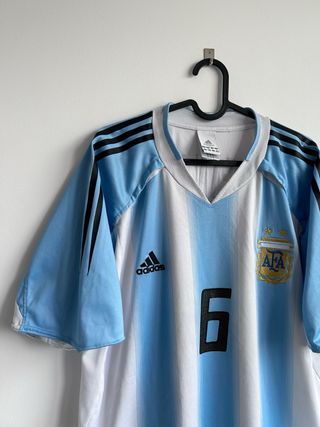 Camiseta Adidas Vintage Argentina Heinze 2004