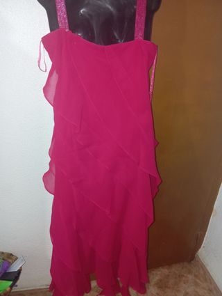 Vestido de fiesta rojo como nuevo