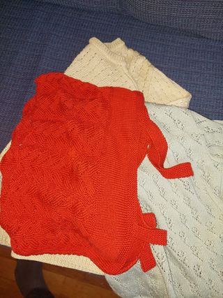 Conjunto top +2 jerseys crochet (ganchillo) 