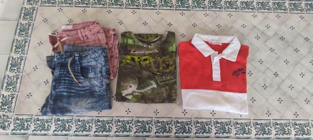 Lote ropa verano niño 8 a 10 años