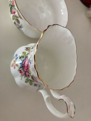 Lechera + azucarero royal albert