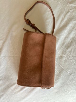 Bolso color rosa claro Mango