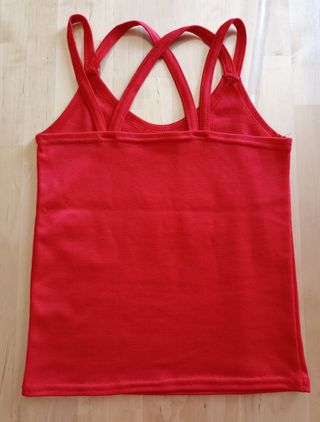 Top - camiseta tirantes cruzados ¡sin estrenar!