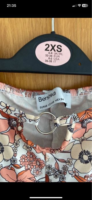 pantalones campana flores