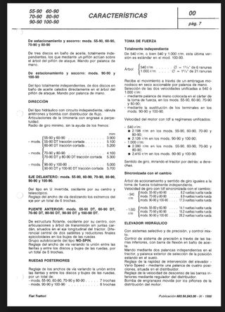 Manual reparación tractor Fiat serie 90