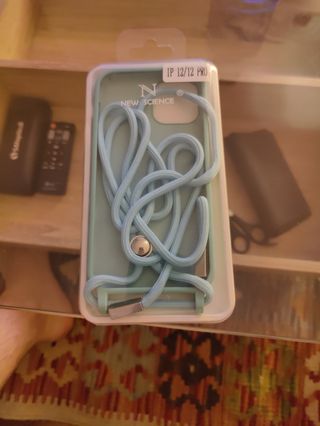 Funda móvil iPhone 12/12 Pro Turquesa