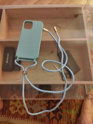 Funda móvil iPhone 12/12 Pro Turquesa