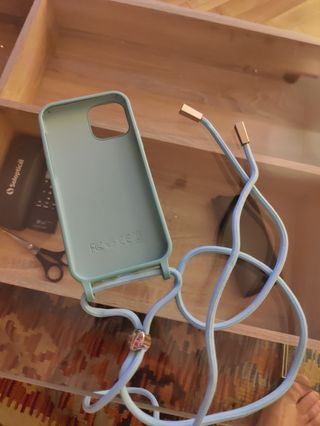 Funda móvil iPhone 12/12 Pro Turquesa