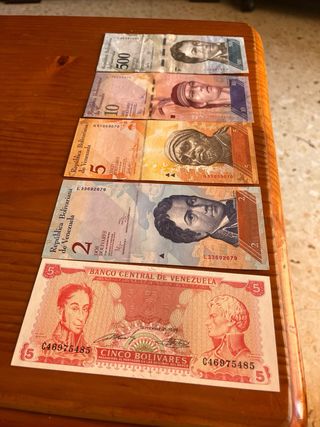 Billetes Venezuela