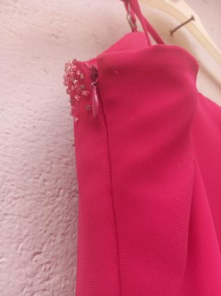 Vestido Emilio Iglesias para eventos fucsia