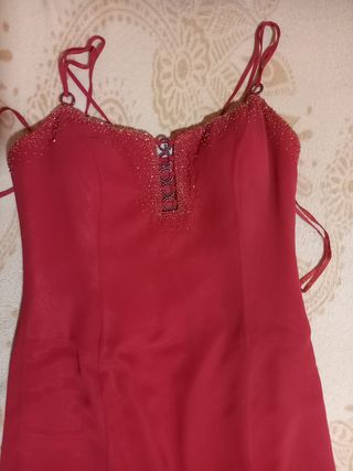 Vestido Emilio Iglesias para eventos fucsia