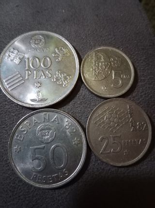 Monedas mundial 82