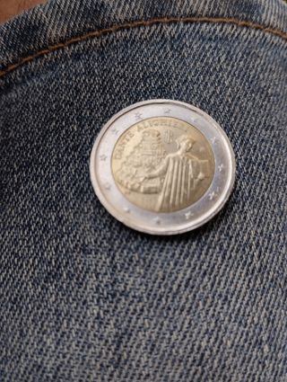 2€ commemorativo  dante Alighieri 