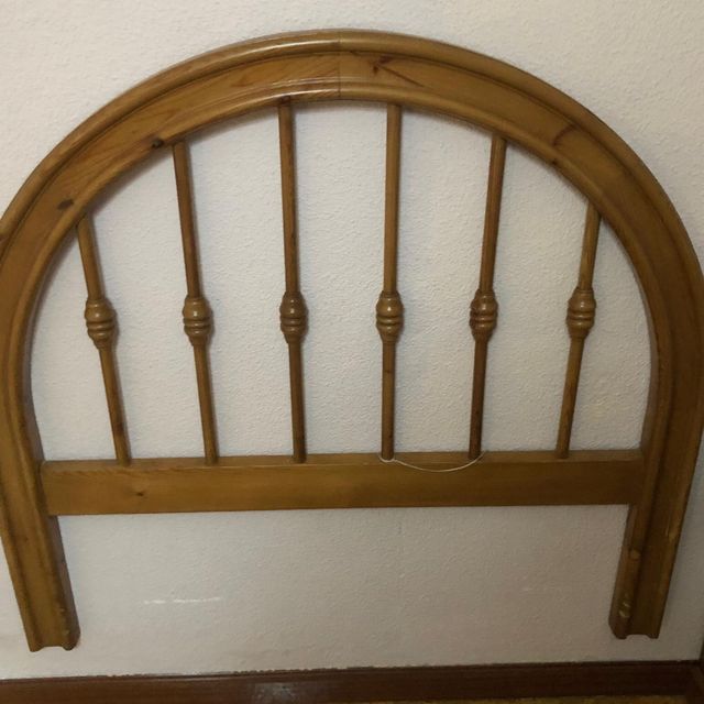 Cabecero cama madera, oportunidad, buen estado