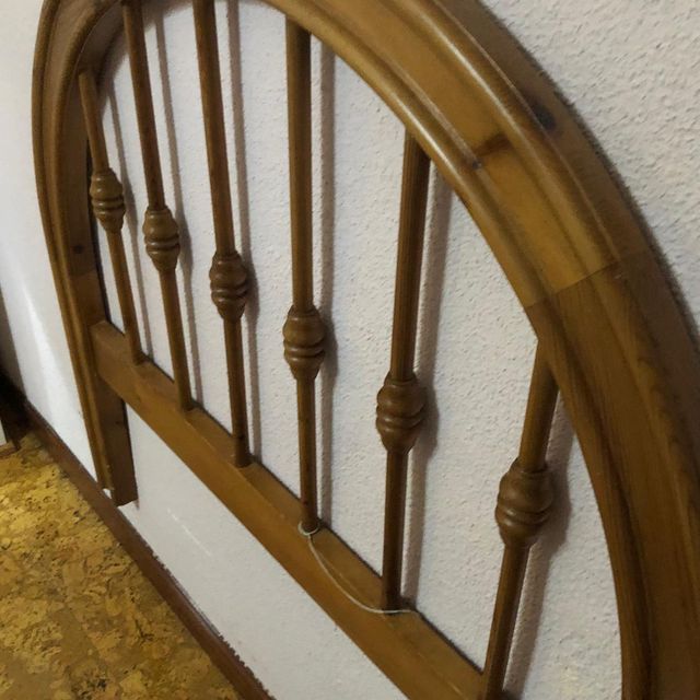 Cabecero cama madera, oportunidad, buen estado