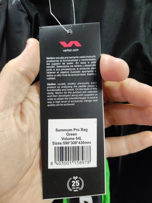 PALETERO SUMMUM PRO 54L TERMICO VERDE 💚