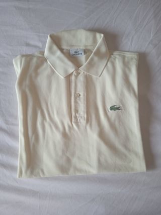 Polo amarillo LACOSTE