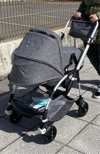 Capazo Bugaboo Bee 5 gris classic