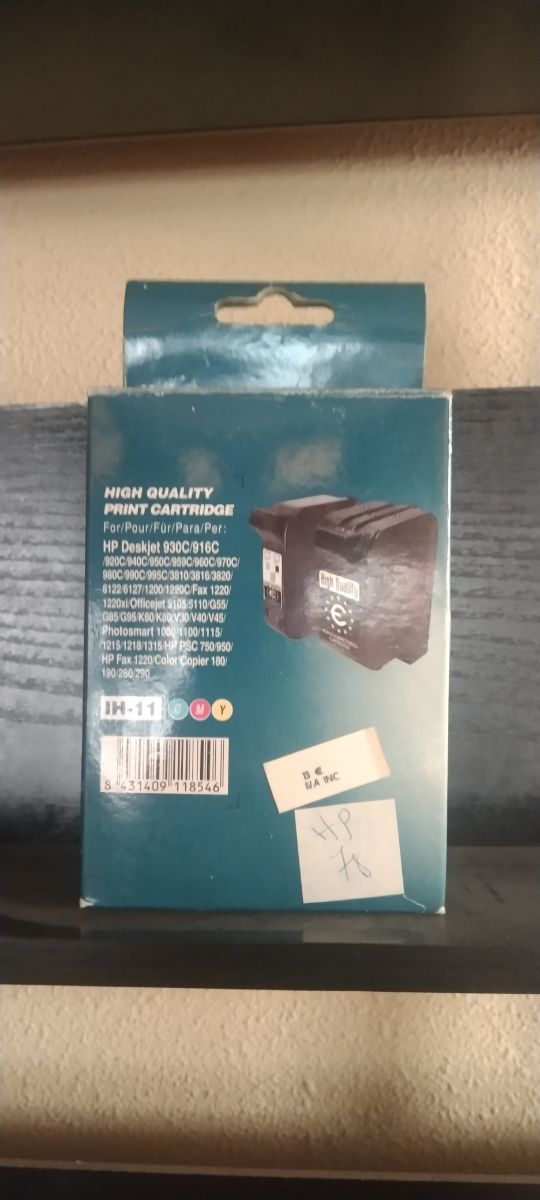 F Cartucho tinta HP compatibles 78