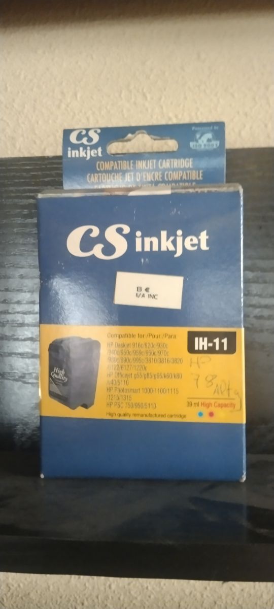 F Cartucho tinta HP compatibles 78