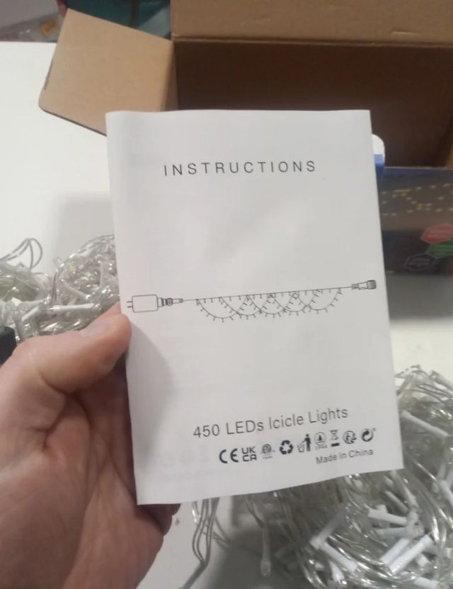 Tenda Luminosa Esterno 10 M 450 LED