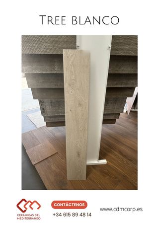 Porcelanico Efecto Madera - 20 x 120 cm
