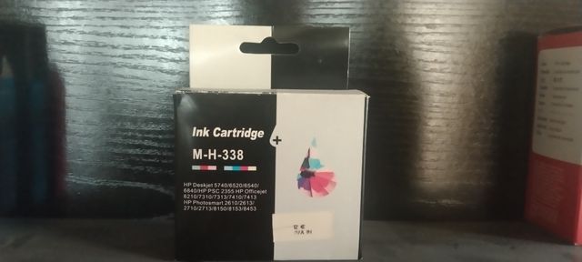 F Cartucho tinta HP  compatible 338