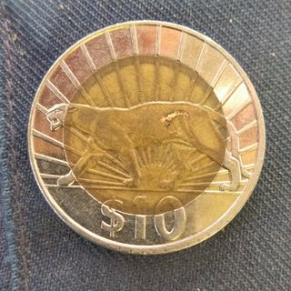 10 pesos Uruguay 2011