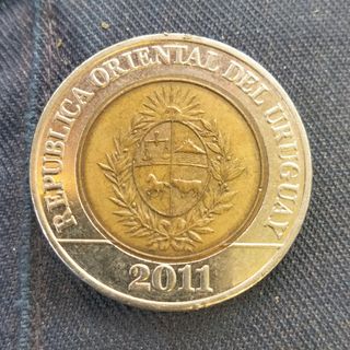 10 pesos Uruguay 2011