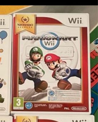 Volantes wii + mario kart