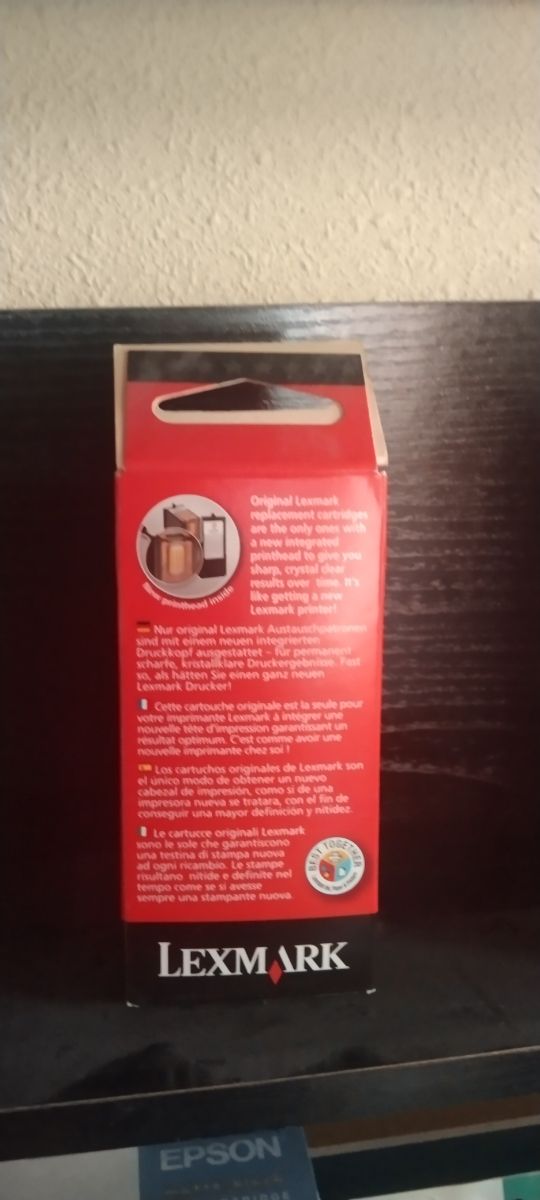 F Cartuchos de tinta lexmark 19