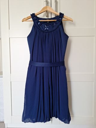 Vestido Sfera fiesta azul 