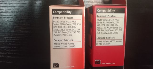 F Cartuchos de tinta lexmark 20