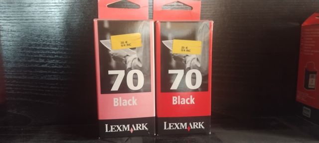 F Cartuchos de tinta lexmark 70